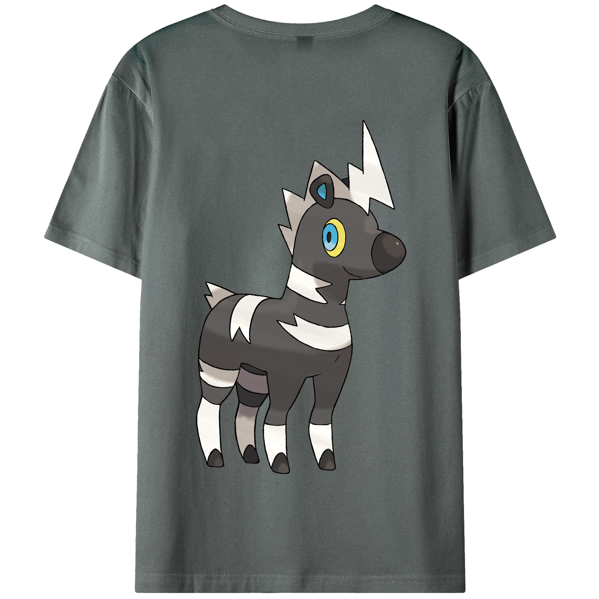 （画像用） ポケットモンスター Pokémon 綿100％半袖Tシャツ（背面プリント）
